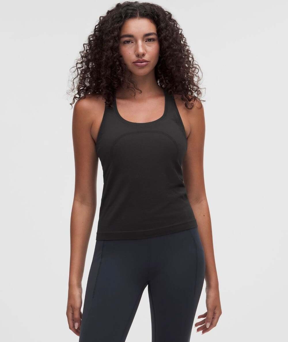 Lululemon Swiftly Tech Racerback Tank Top 2.0 Size 2 Black